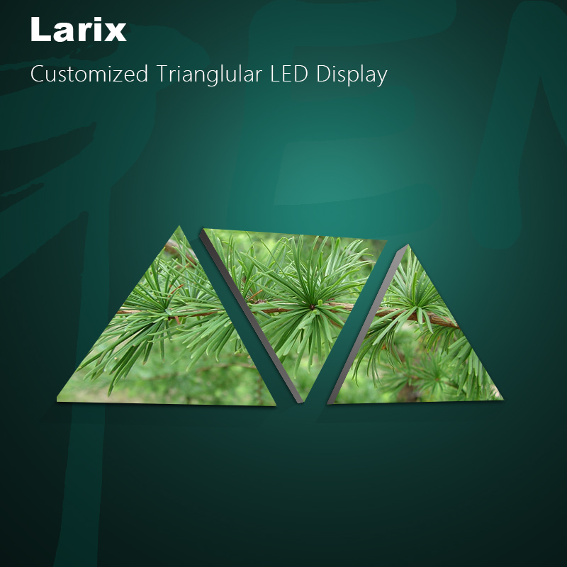 Pantalla LED triangular personalizada