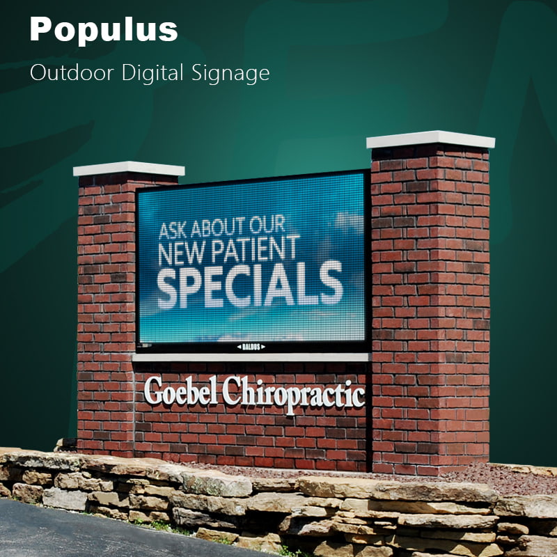 Letreros de mensajes para exteriores (tamaño británico)